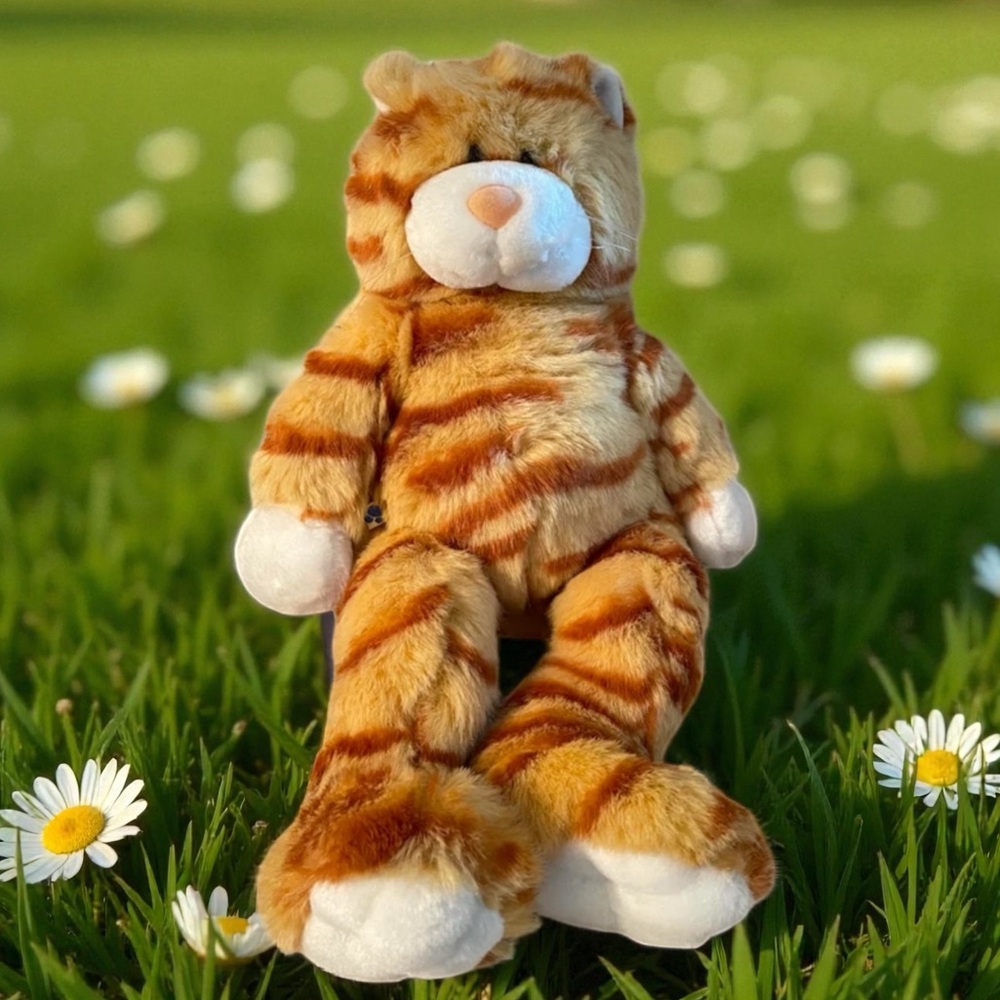 Build-A-Bear Retired 1977 Vintage Ginger Orange Tabby Cat Rare EUC!